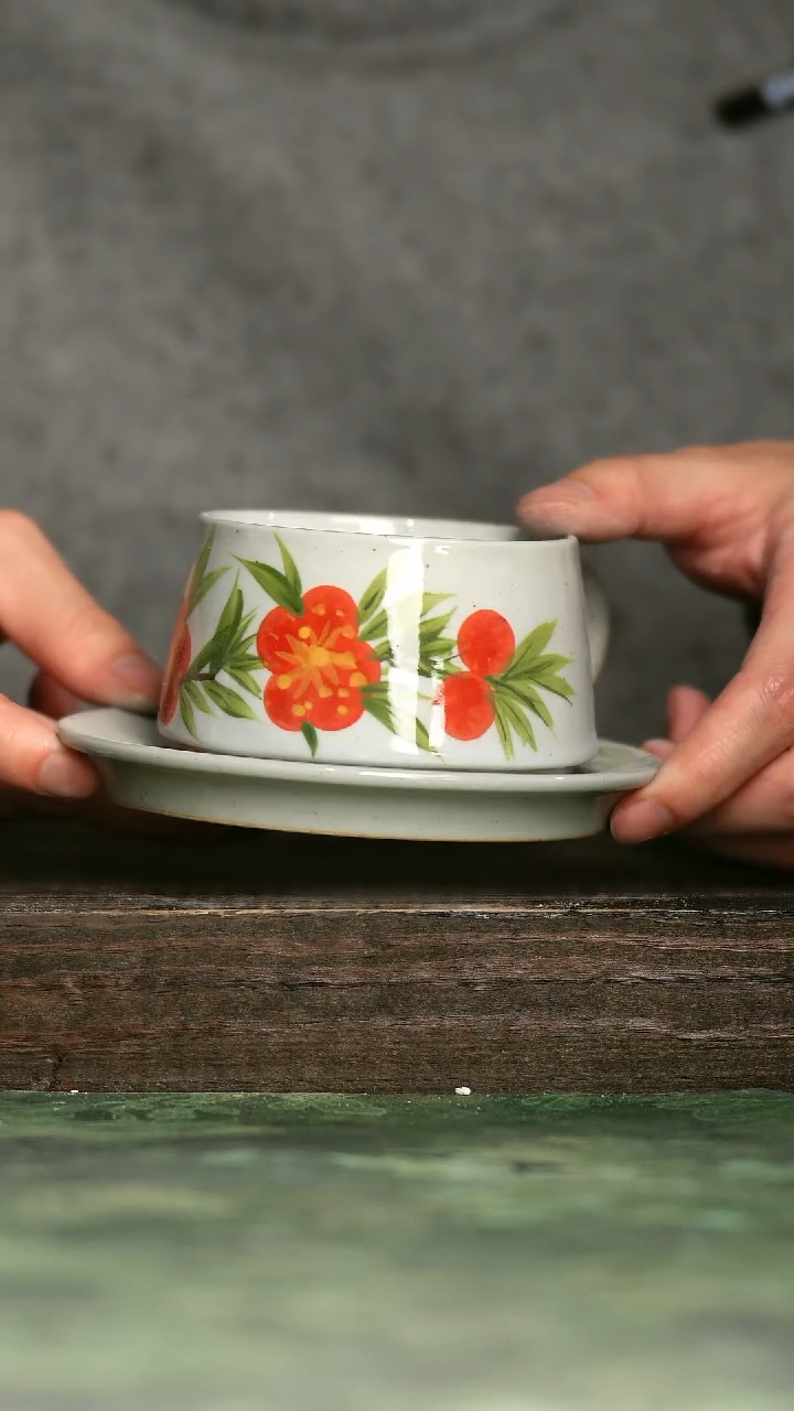 【闪购商品】青诗集手工手绘瓷器