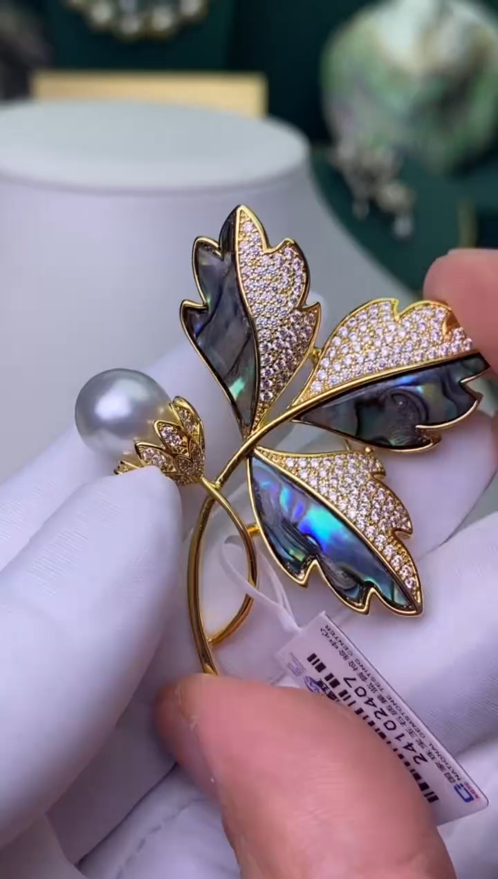 【闪购商品】海水珍珠胸饰未镶嵌10-11