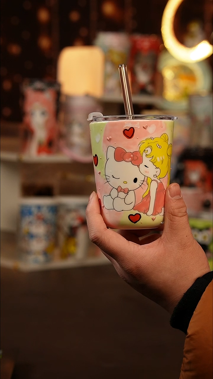 （玉泥）景德镇手工手绘文创陶瓷杯