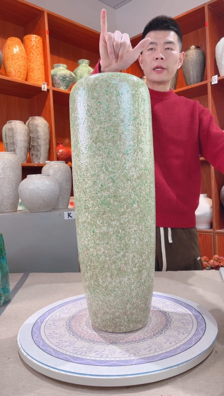 【闪购商品】瓶春意盎然60cm落地 陶瓷花瓶 无花