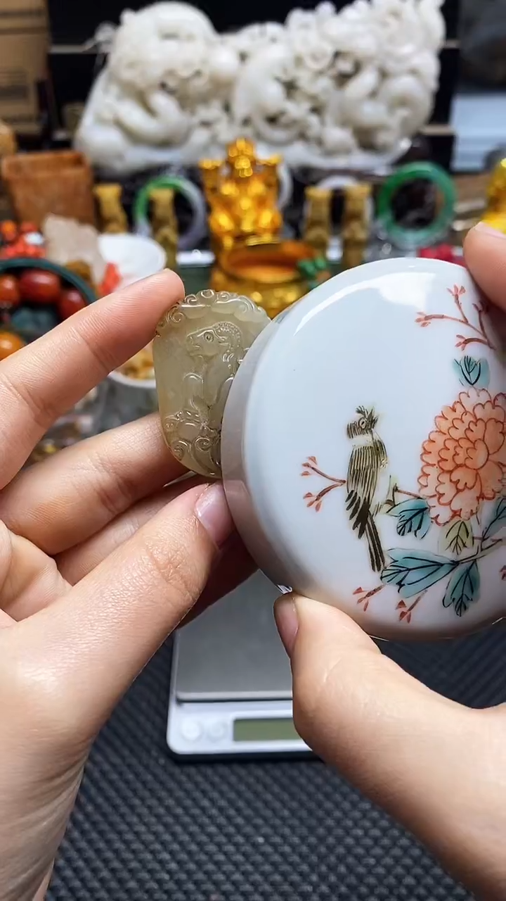 【闪购商品】瓷片瓷片瓷器 摆件1个