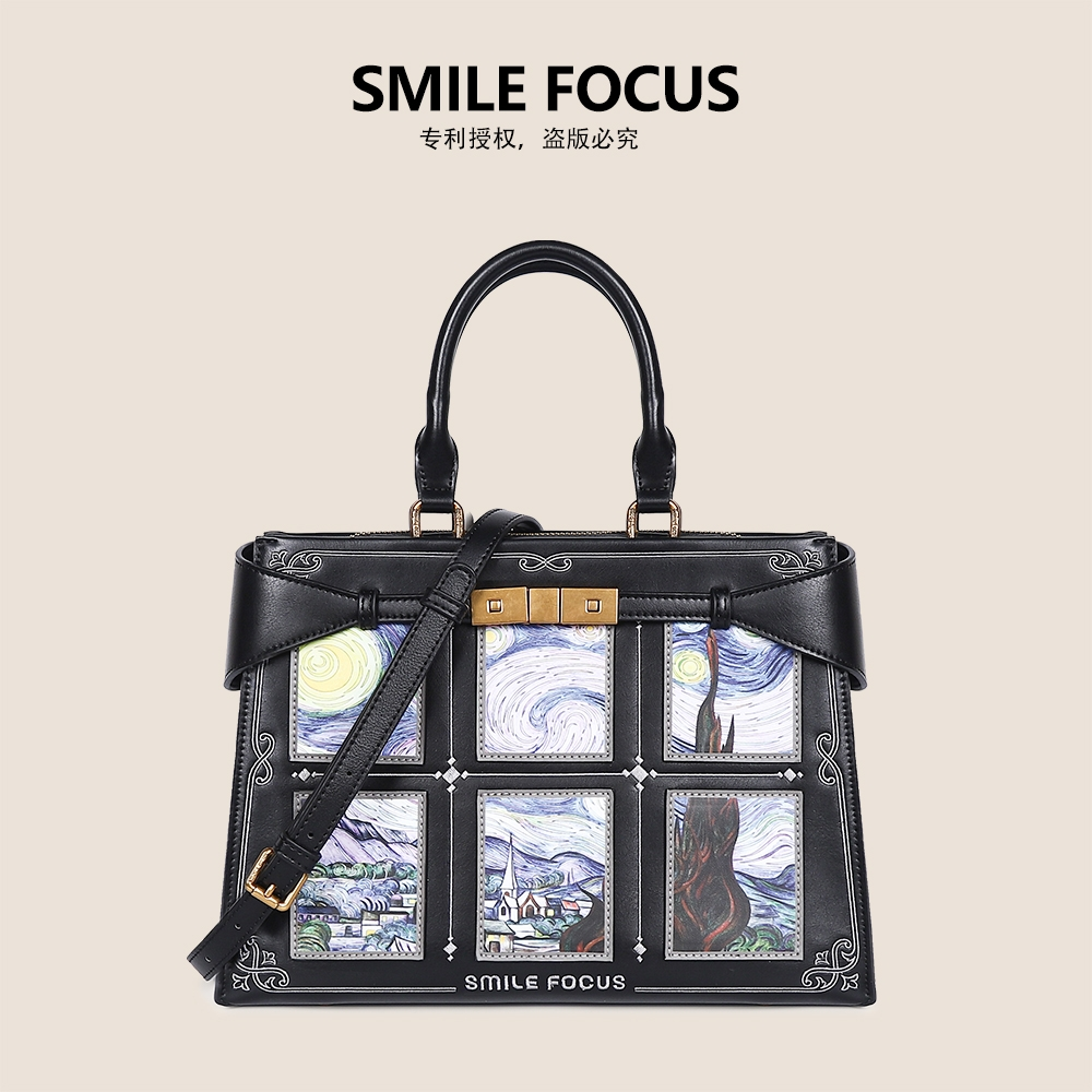 BSS-VAZSLVE/原创设计SF-2688-1黑色 春季新款轻奢小包