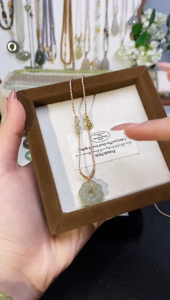 颈饰未镶嵌和田玉海***力168