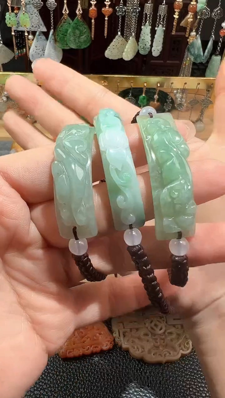 【闪购商品】翡翠耳饰未镶嵌翡翠多样性发货发一件