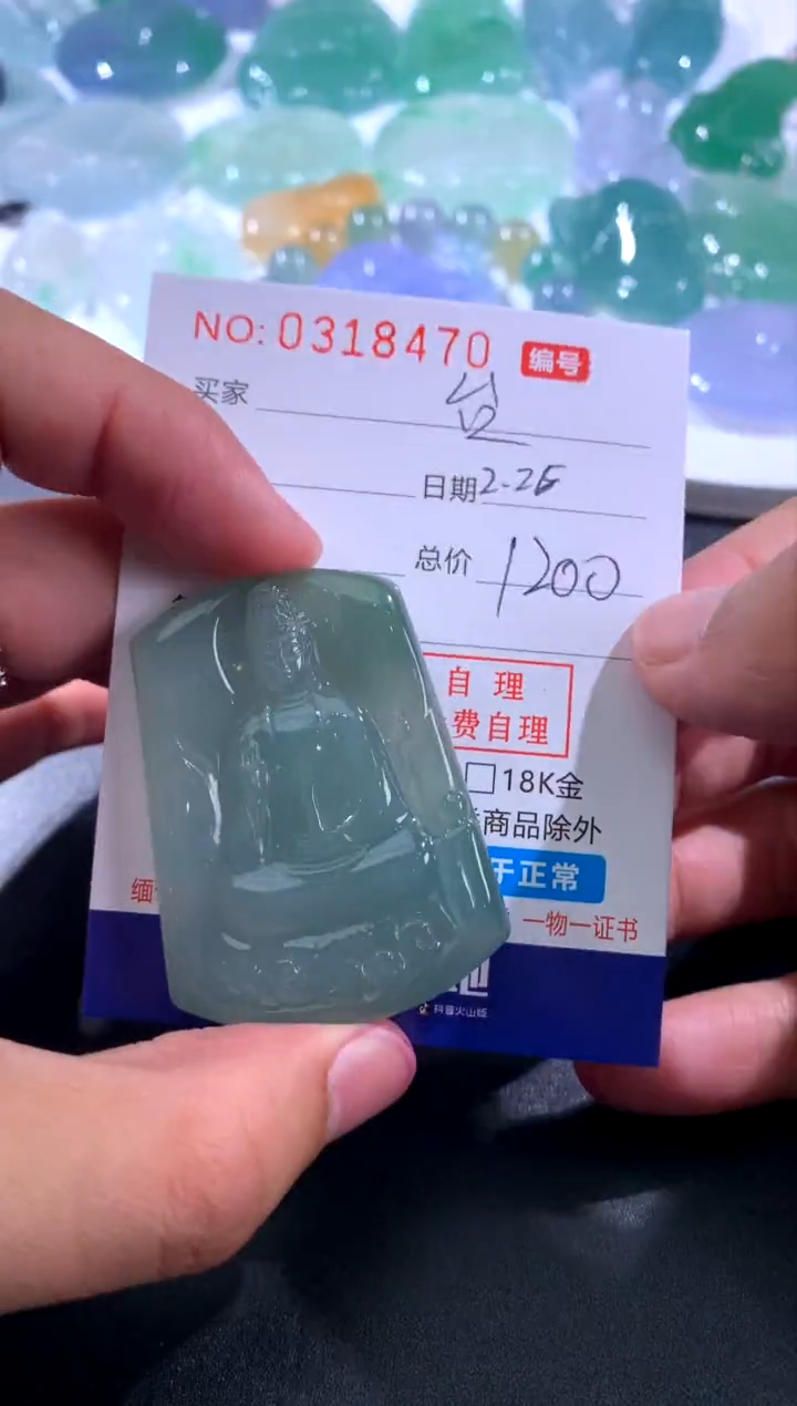 【闪购商品】翡翠颈饰未镶嵌台