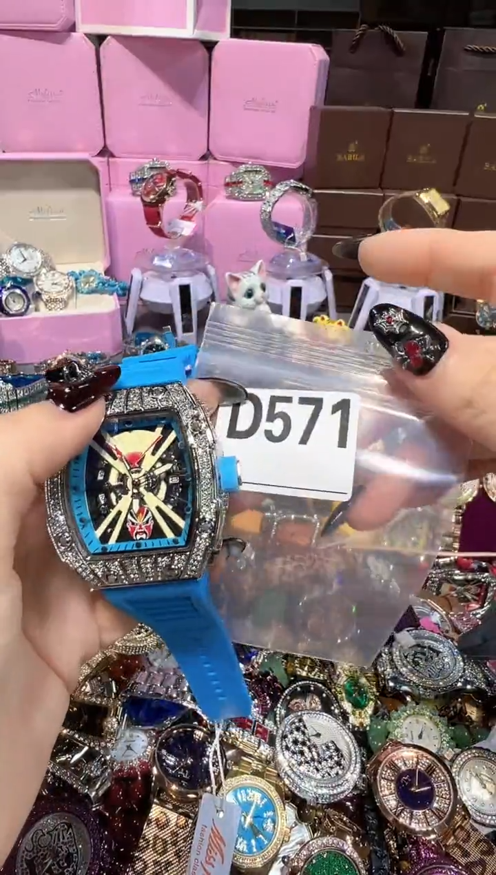 石英机芯不锈钢不锈钢直播定闪专用