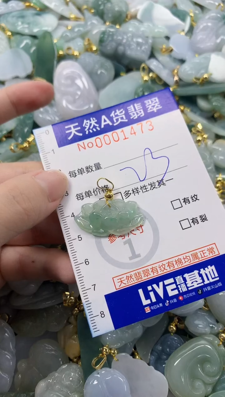 颈饰未镶嵌翡翠天然A货翡翠