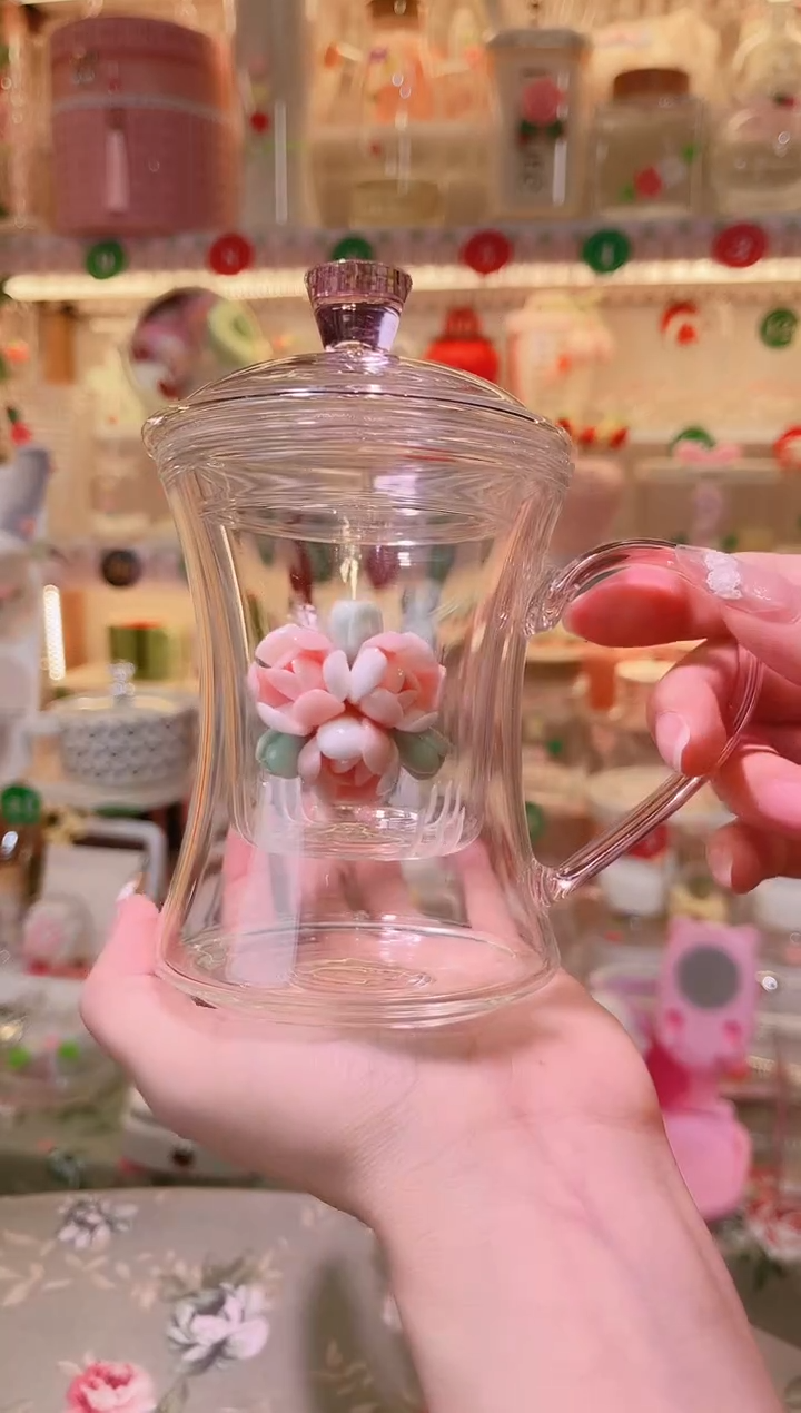 其他品质好发货快放心拍！绣球花泡茶杯