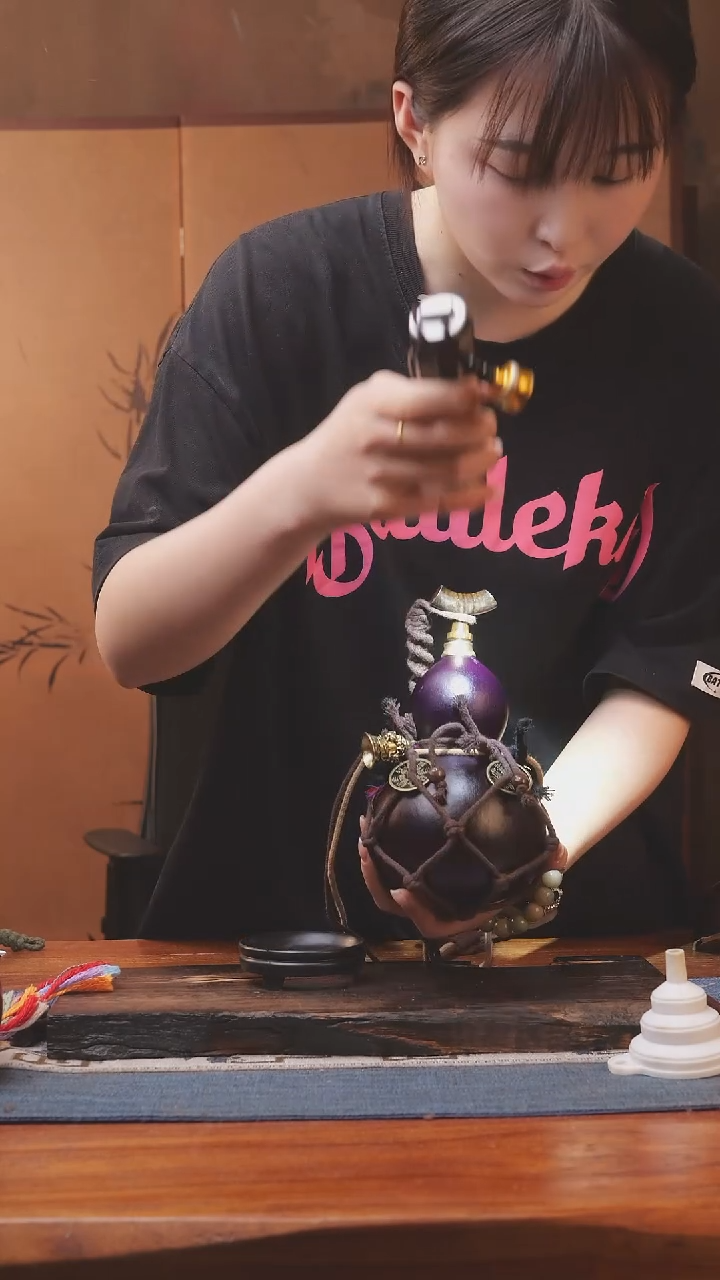 1997号精品大漆葫芦防腐防渗装水茶酒