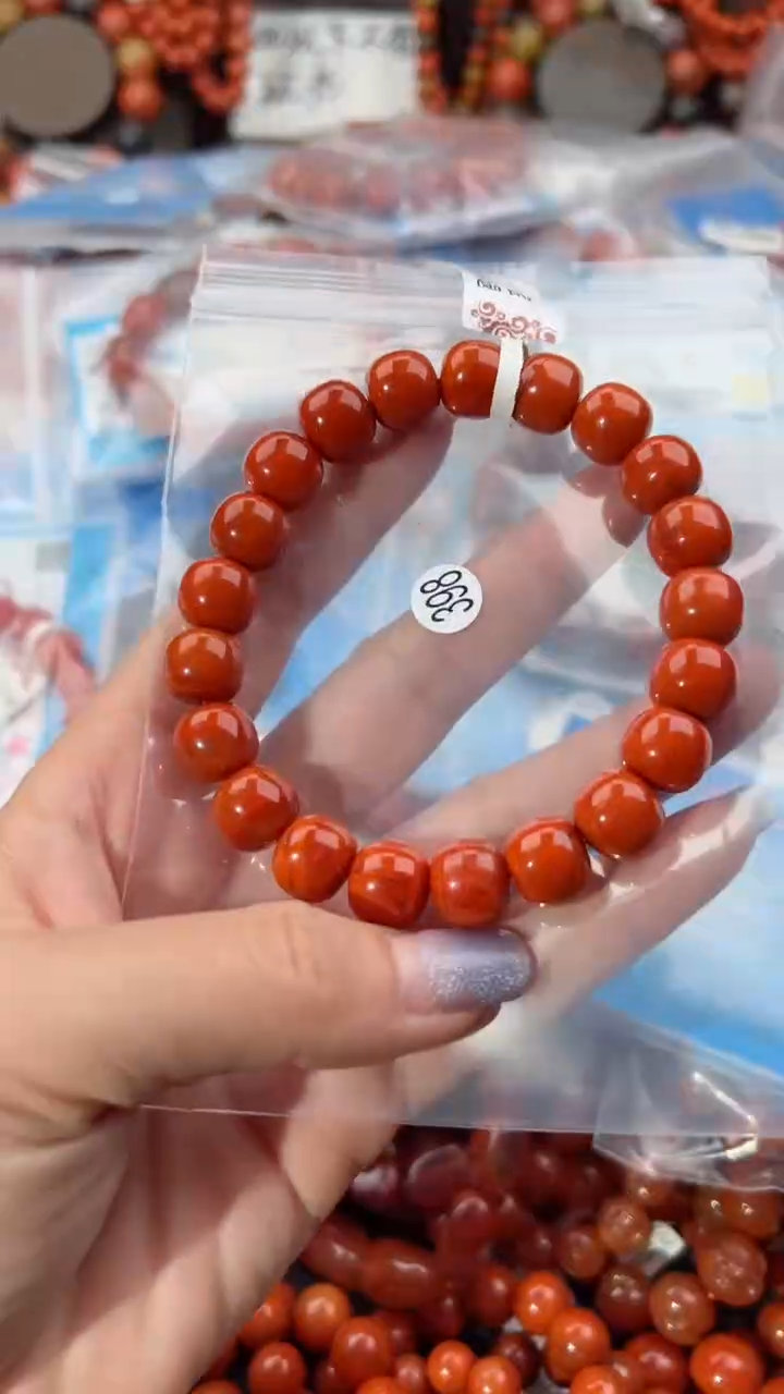 【闪购商品】南红玛瑙手串未镶嵌11