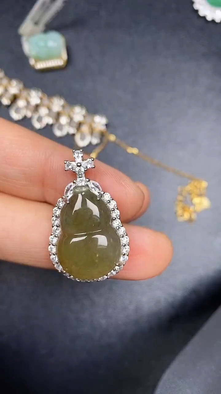 银S925镶嵌戒指翡翠1950