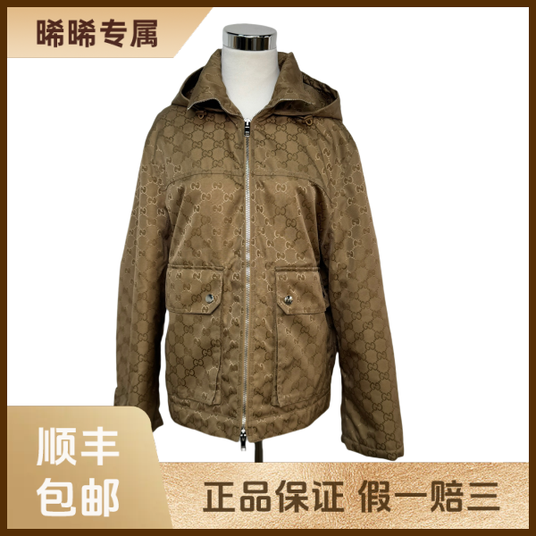 妃鱼/古驰/锦纶/外套/95新/s零三一四