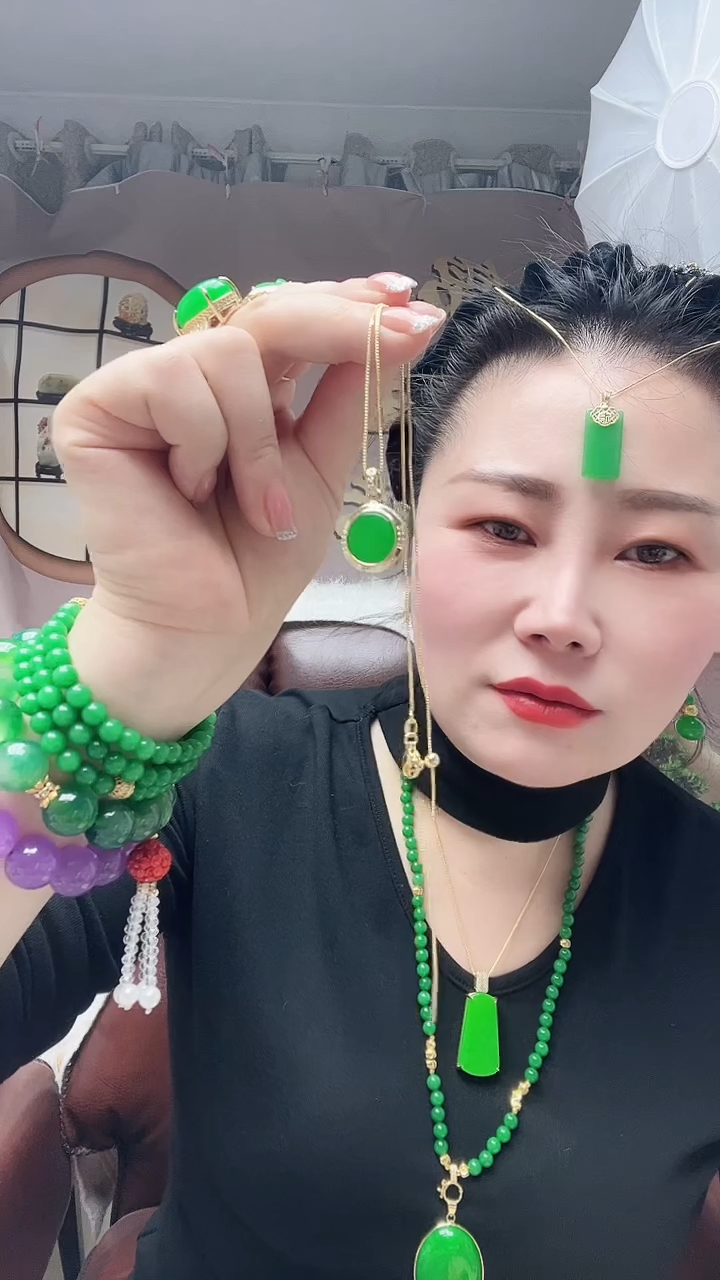 【闪购商品】翡翠颈饰14K金镶嵌X28号