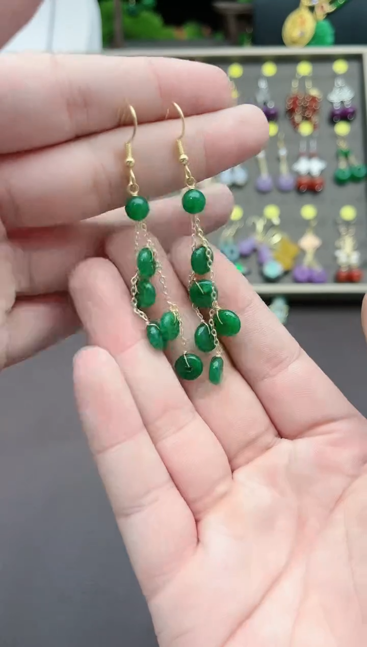 【闪购商品】玛瑙/玉髓耳钉银S925镶嵌528000