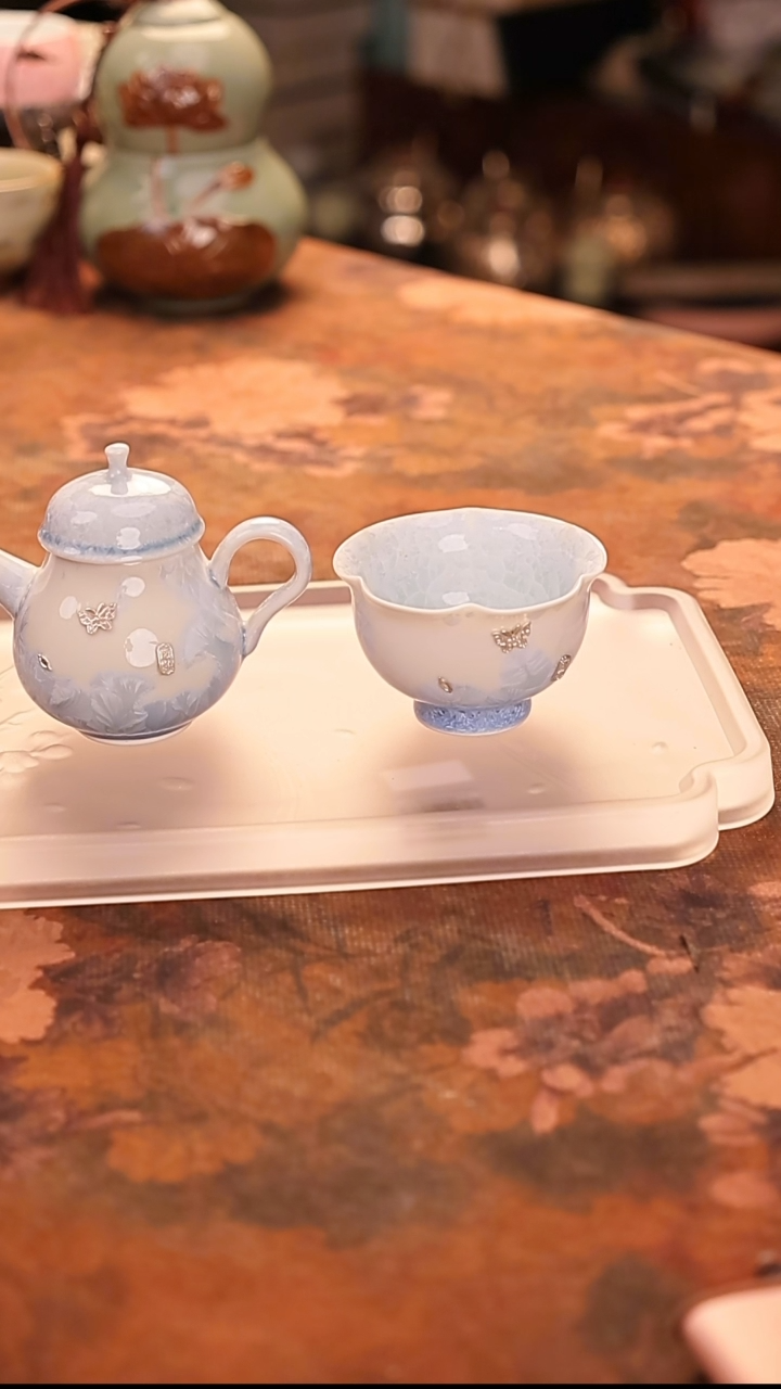 陶瓷茶具（无礼盒无茶盘）@@A12321