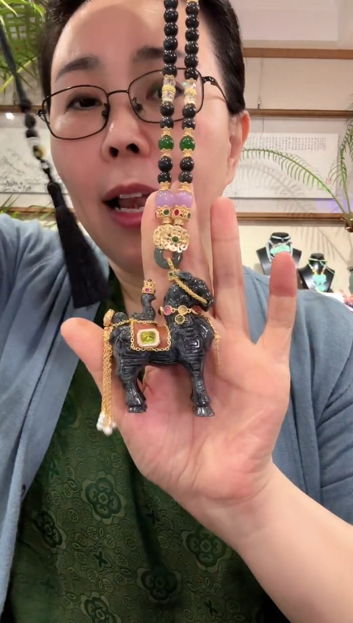 【闪购商品】翡翠颈饰未镶嵌国风