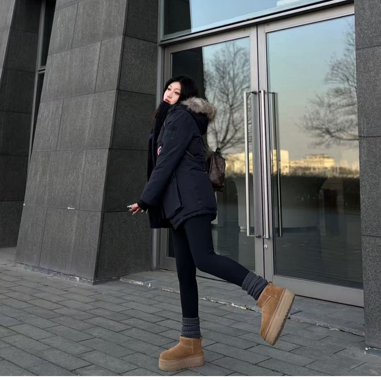 中长款派克羽绒服