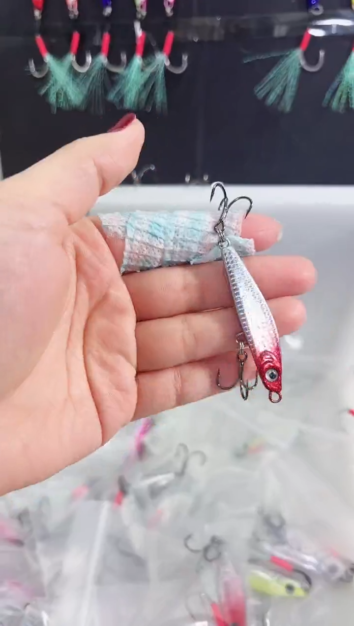 18克一瓢铁板路亚饵 颜色混搭  10个