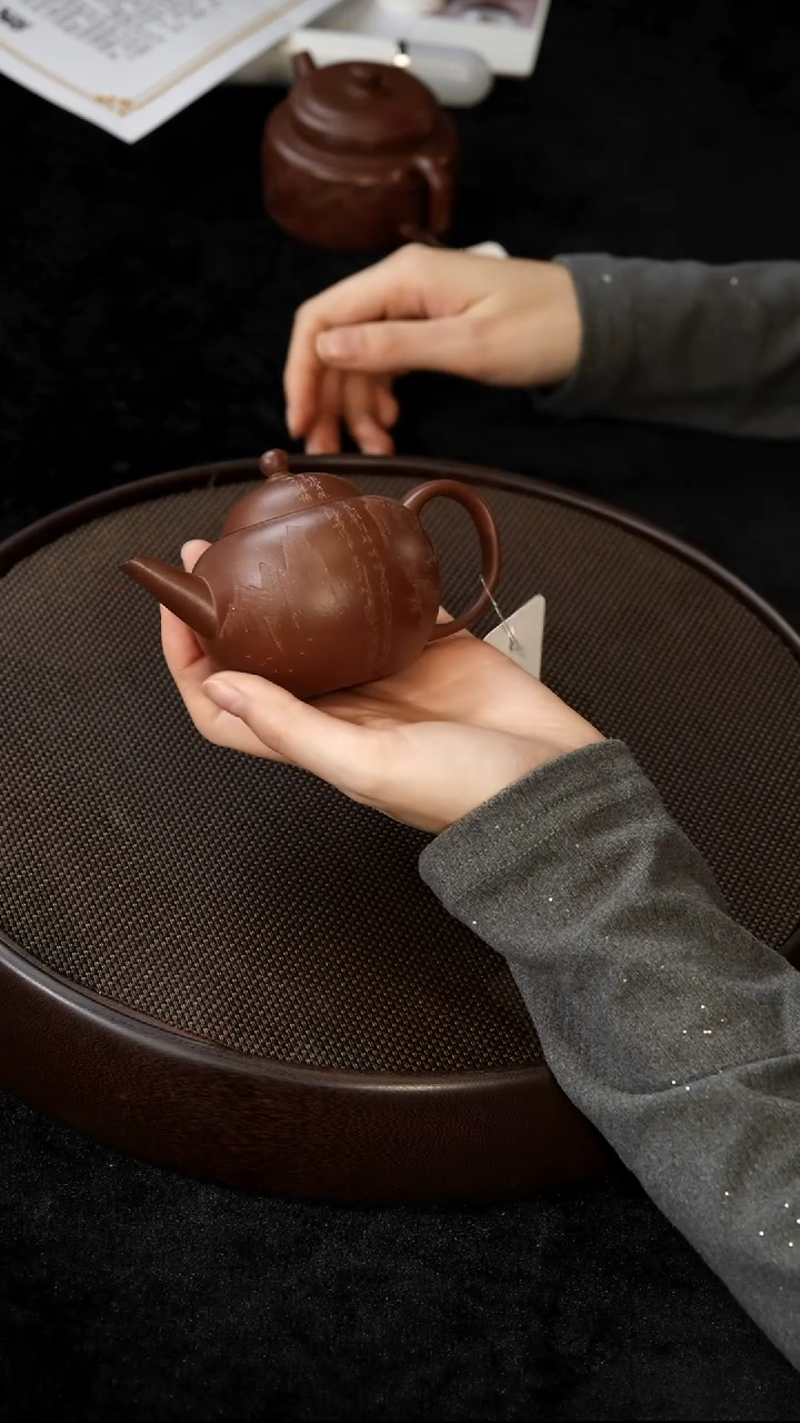 茶壶紫砂YST12666紫泥水平150c