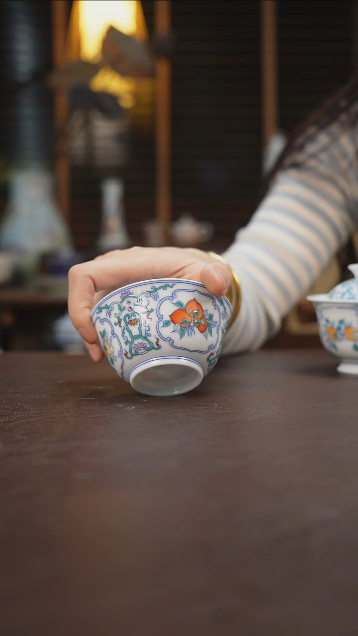 杯景德镇陶瓷杯碗柴烧多人R130