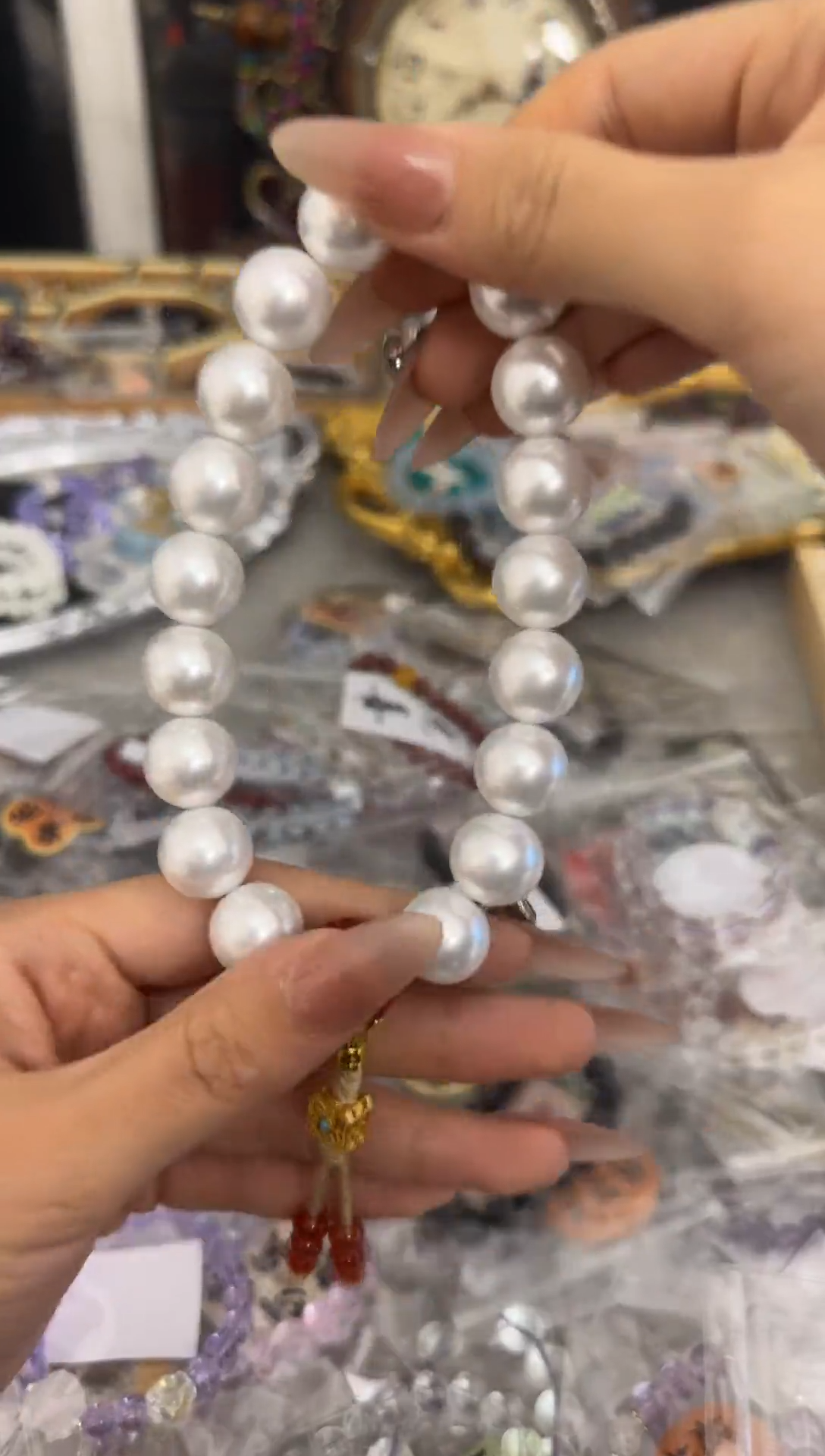 【闪购商品】海水珍珠手绳银S925镶嵌水珍珠 手绳 银S9