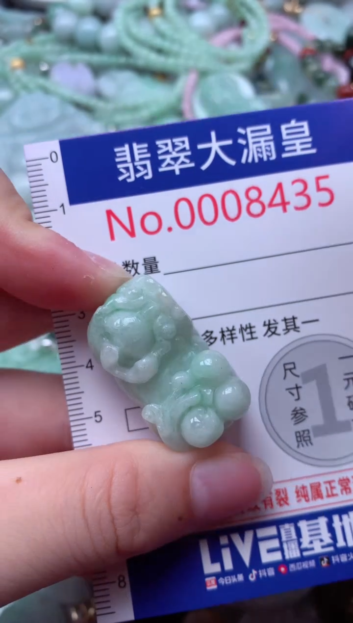 翡翠未镶嵌吊坠(不含链)8435