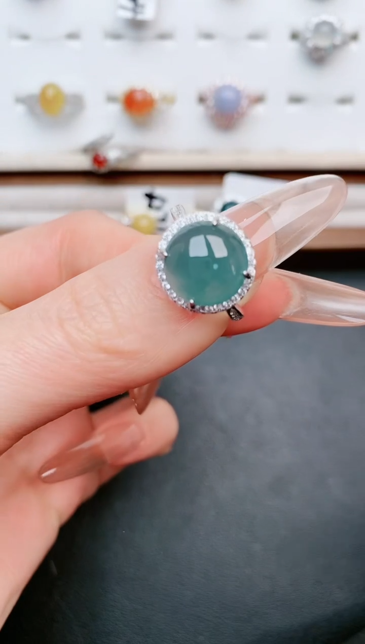【闪购商品】翡翠戒指银S925镶嵌.....