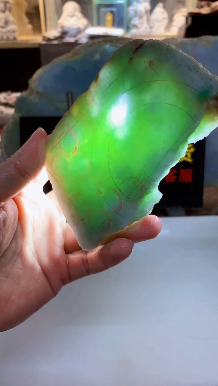 未镶嵌挂件翡翠0朗0翡翠珠宝63