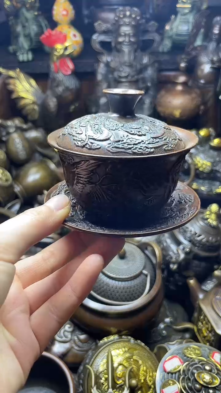 闪购链接，点击下单，有运费险，铜摆件