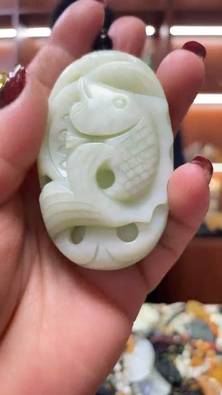 未镶嵌蛇纹石玉手把     