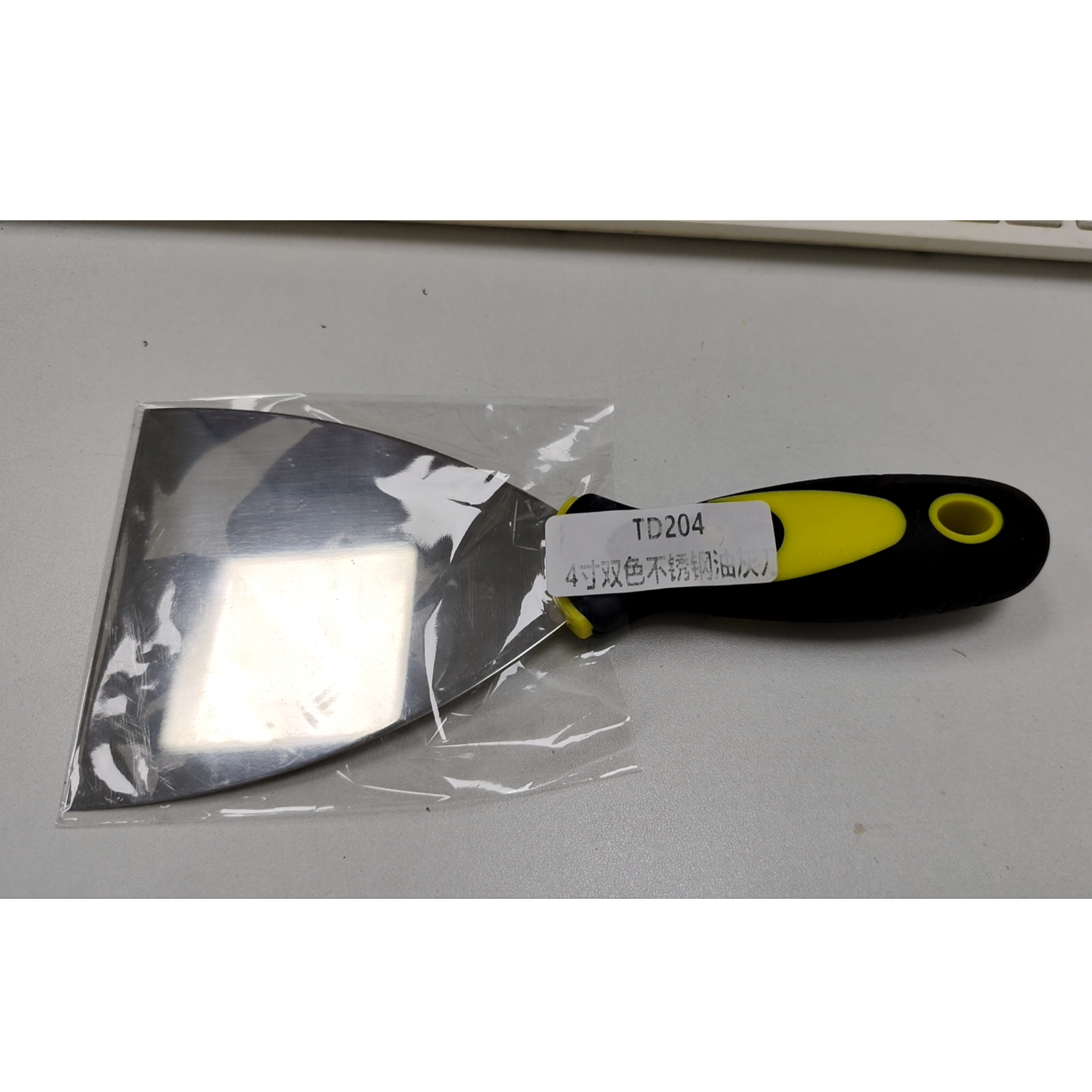柏莉TD204双色不锈钢油灰刀4寸109号