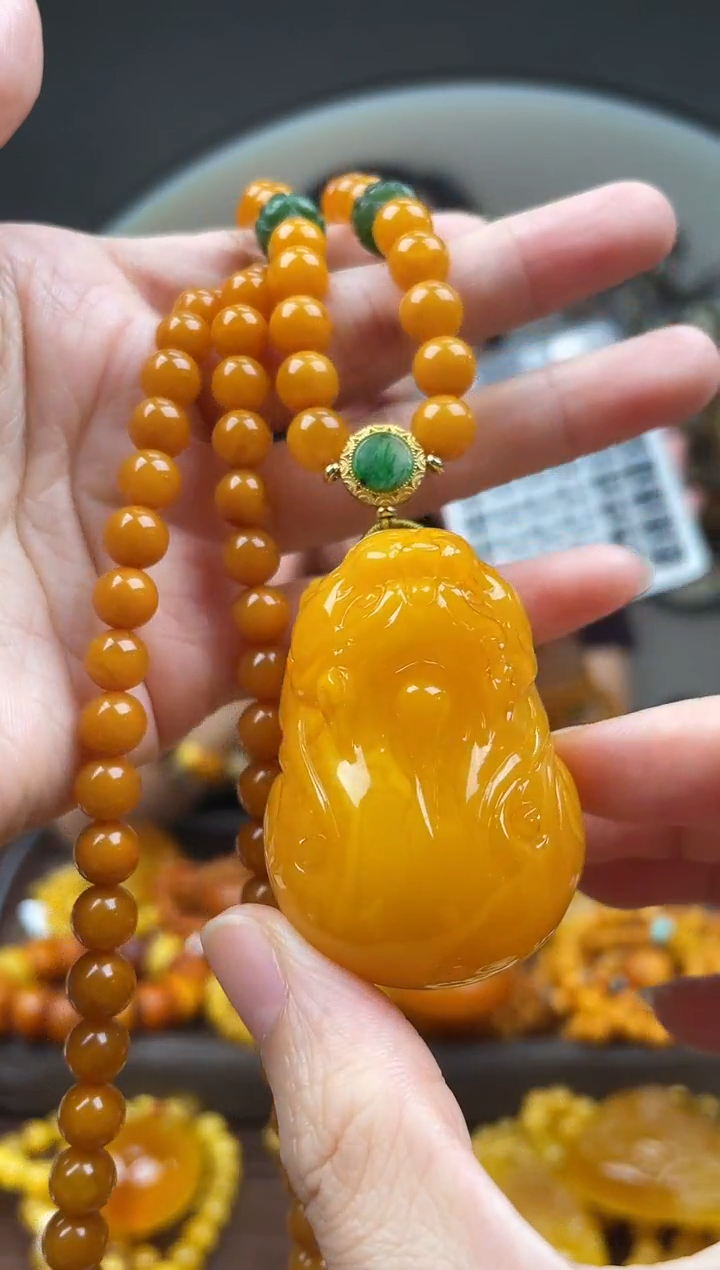 裸石琥珀未镶嵌首饰 假1赔4 （多样性发货1件