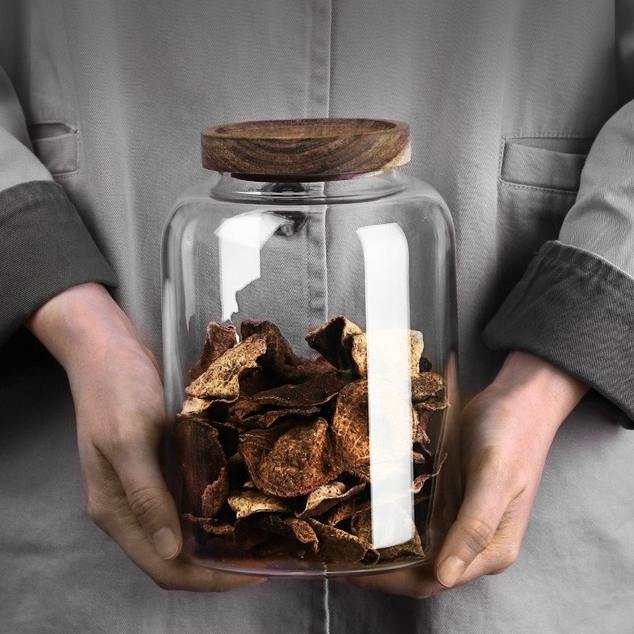 中号2L陈皮玻璃罐2升