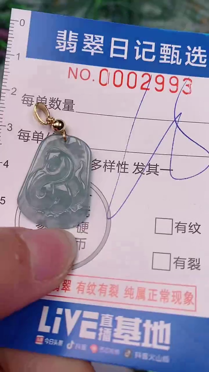 【闪购商品】翡翠颈饰未镶嵌00002993