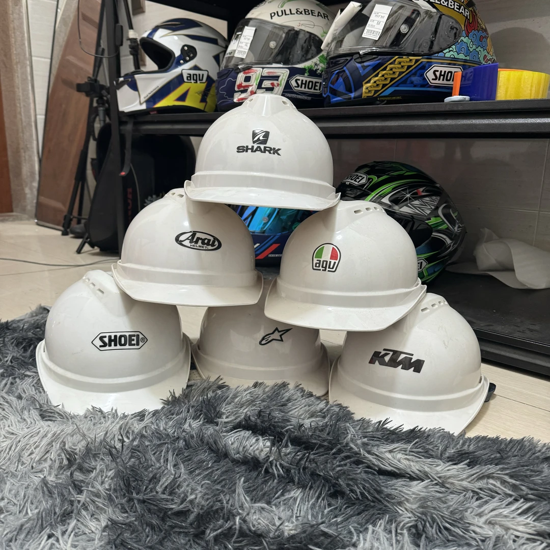 高质量搞笑天花板装饰工地盔热门机车盔sheoiaraiagva星头盔