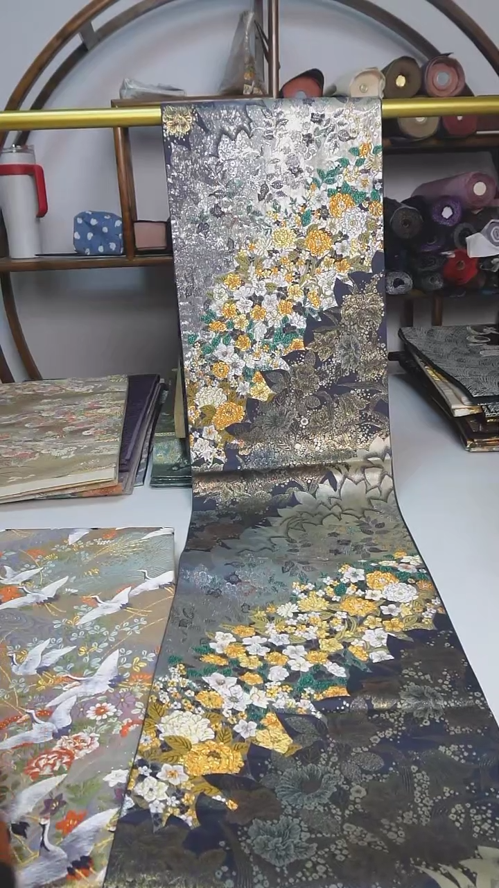 【闪购商品】织绣67西阵织六通花卉