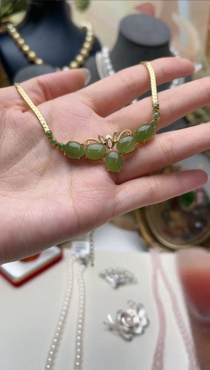 【闪购商品】和田玉项链合金th4237项链