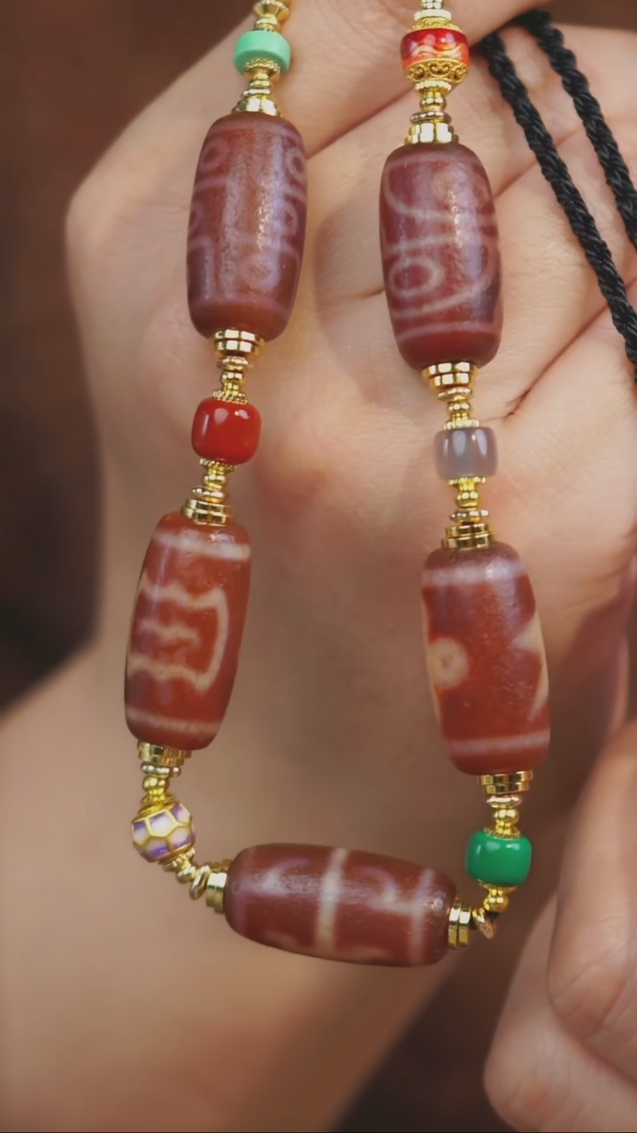 【闪购商品】玛瑙/玉髓项链未镶嵌多样性发一