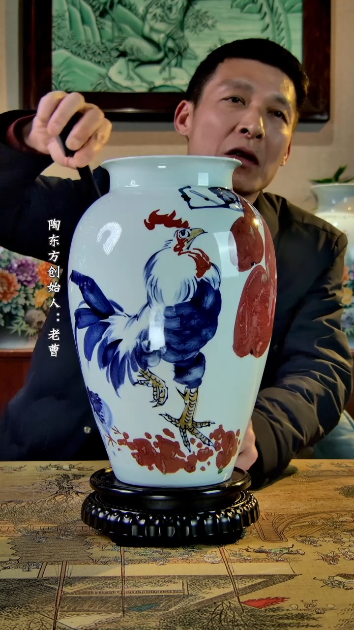 【闪购商品】其他景德镇陶东方陶瓷艺术作品花瓶瓷板画摆件