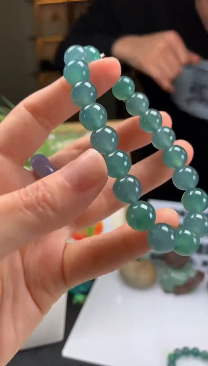 【闪购商品】翡翠手串未镶嵌珠串-97879