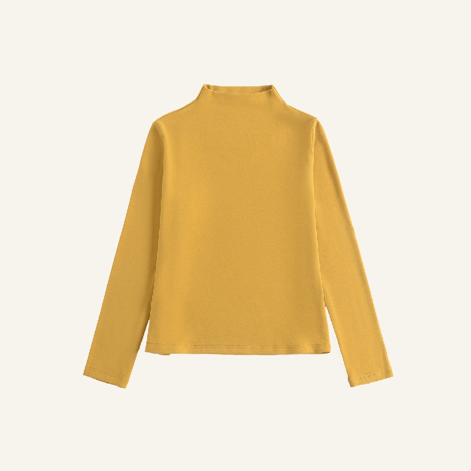 【YX丽丽】山川素记【天鹅湖】秋冬立领高弹柔软正肩显瘦打底衫D2510