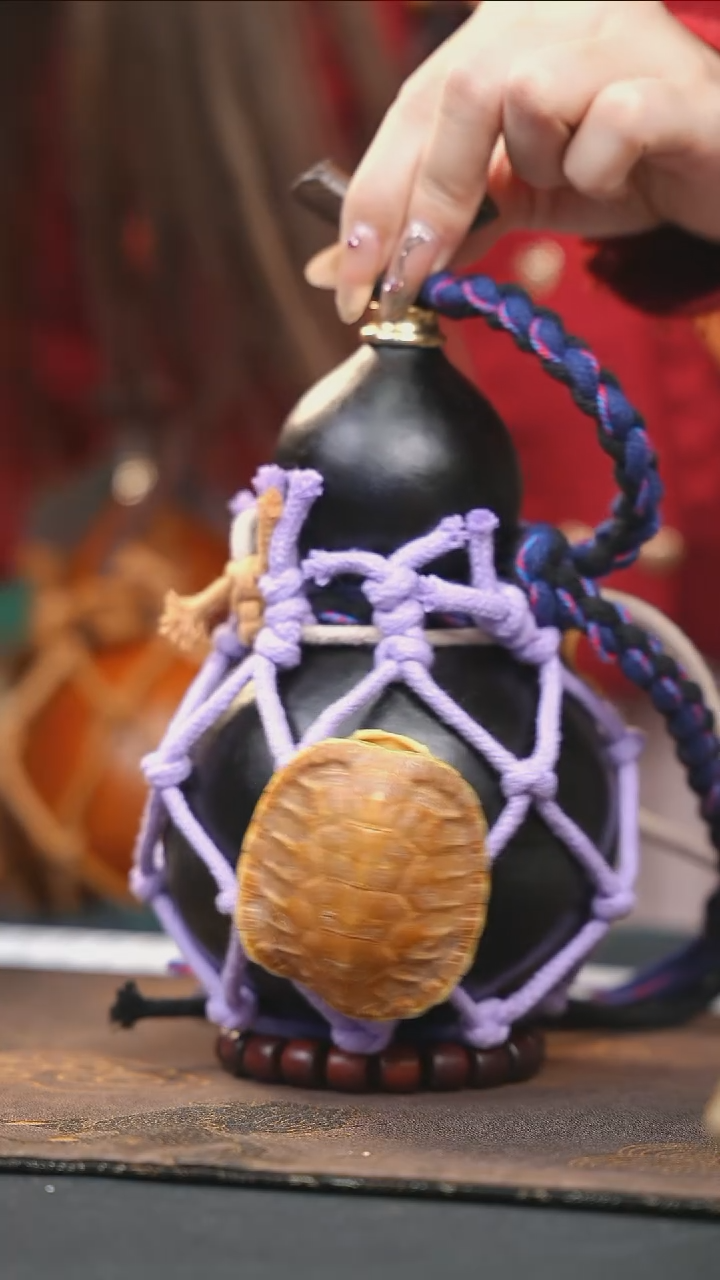 【闪购商品】WD142大漆酒葫芦不包手串及旋转底座