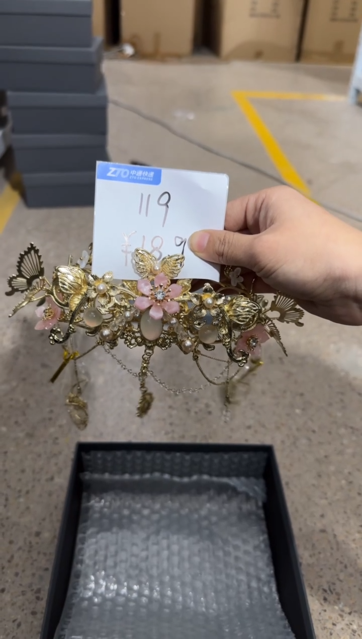 合金布艺头饰119