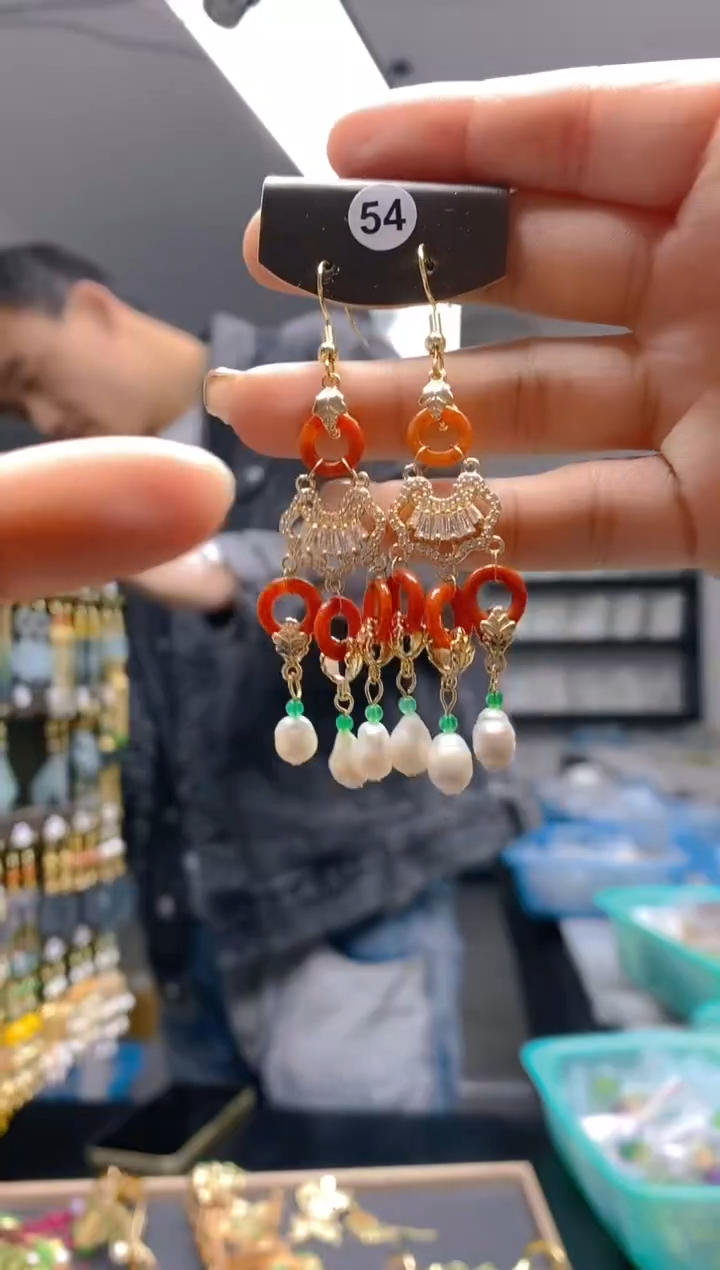 【闪购商品】翡翠耳饰合金0207翡翠耳钩