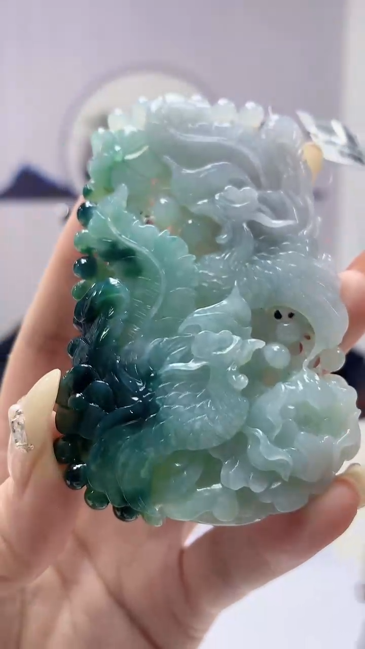 【闪购商品】定制翡翠未镶嵌0405DD-毛货挂件56