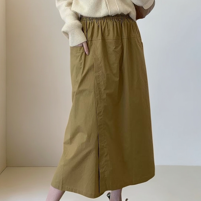 复古工装裙裤春季新款