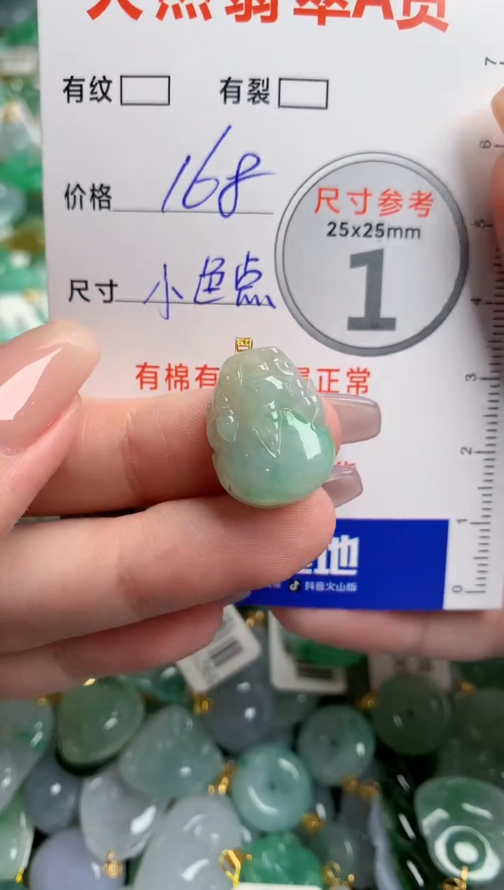 翡翠18K金镶嵌颈饰0146711734