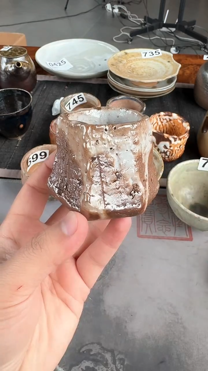 【闪购商品】692号吴松柴烧满落灰主人杯