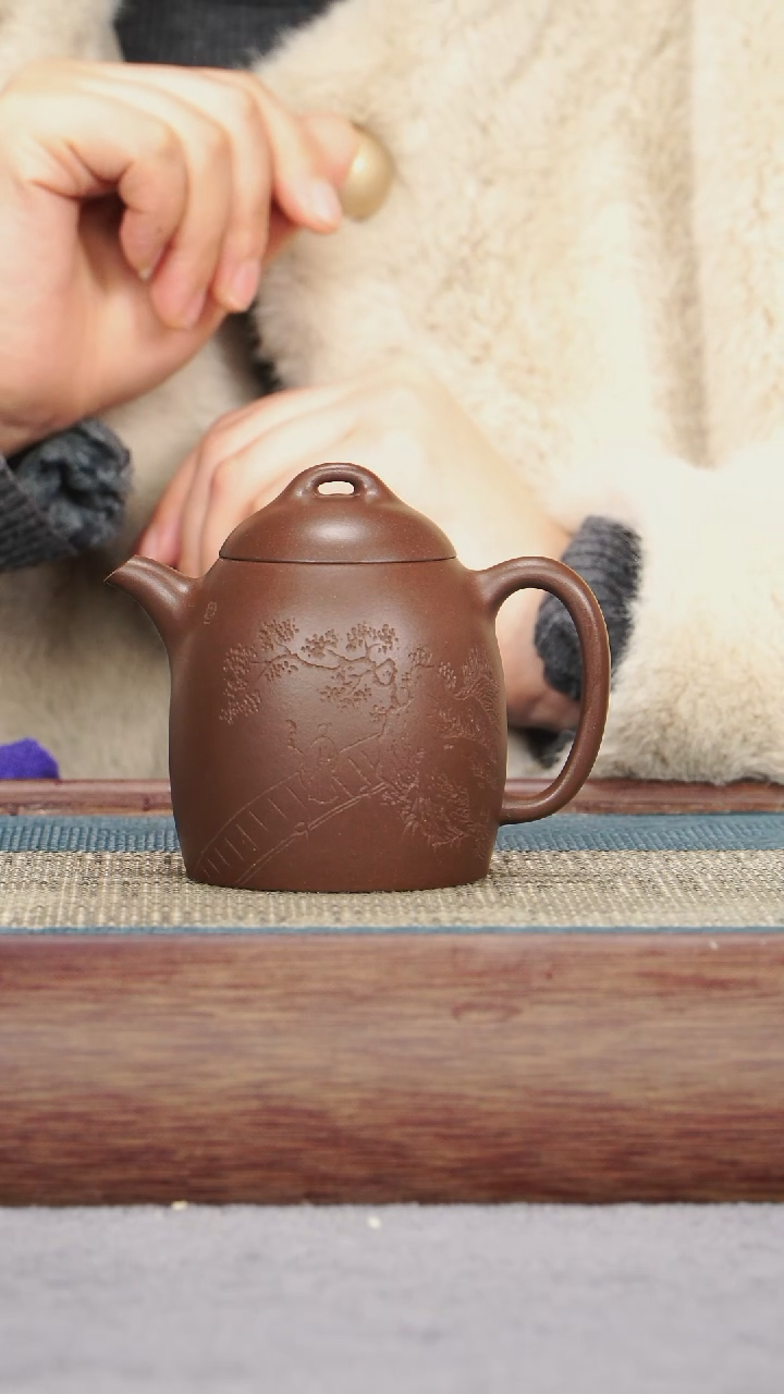 【闪购商品】紫砂茶壶底槽青 秦权