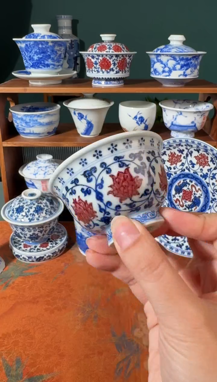 【闪购商品】杯永明尚玩红花心小压手